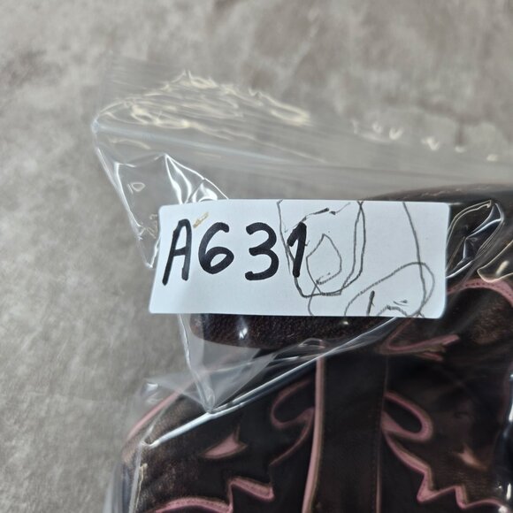 Old Gringo Western Boots 7.5 Brown Pink Distressed Pointed Toe Cowgirl Midcalf - Picture 12 of 12